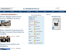 Tablet Screenshot of lamaddalena.unionesarda.it