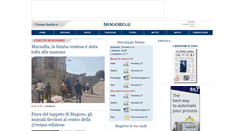 Desktop Screenshot of mogoro.unionesarda.it