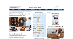 Desktop Screenshot of domusnovas.unionesarda.it