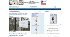 Desktop Screenshot of modolo.unionesarda.it