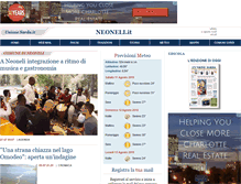 Tablet Screenshot of neoneli.unionesarda.it