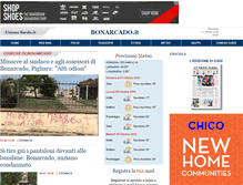 Tablet Screenshot of bonarcado.unionesarda.it